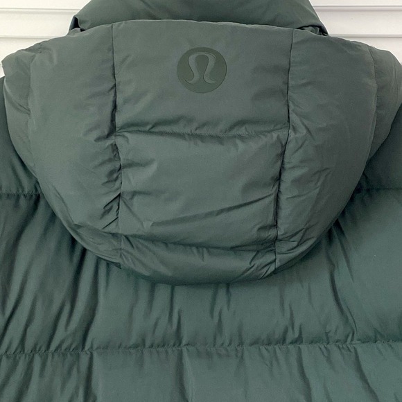 NWT Lululemon 8 Wunder Puff Jacket Green $348 MSRP Puffer Coat 600 Goose Down L - Picture 5 of 10